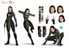 do a 2d character design and concept art