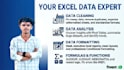 data cleaning, data analysis , data formatting etc