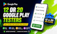 12 testers user testing usability test and app testing fast