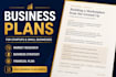 write a professional business plan for your startup or small business