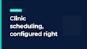 set up your therapy clinic scheduling system