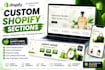 create custom shopify sections and shopify liquid code