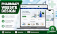 design a responsive pharmacy and medical website using wordpress, elementor