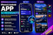 design app preview screenshots, high resolution app screenshots for ios, android