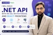 build dot net core web API with react frontend and sql database