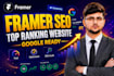 design a professional framer website with SEO optimization and animations