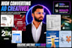 design high converting facebook and meta ad creatives