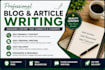 write engaging blog posts, articles, and website content