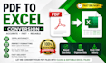 do PDF to excel conversion