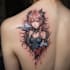 comic cartoon anime tattoo design