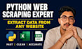 build python automation scripts, web scrapers