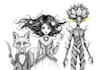 create digital art with pen and ink illustration
