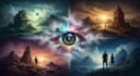 draw a surrealist or fantasy illustration