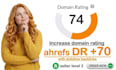 increase domain rating DR 70 ahref powerful backlinks
