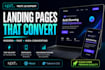 build a modern landing page using nextjs and tailwind CSS