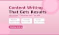 write SEO friendly blog posts and articles in english