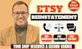 fix permanent etsy suspension etsy appeal letter etsy reinstatement reopen etsy