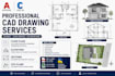 prepare floor plans elevations sections and site plans