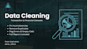 clean and fix errors in your transaction or financial dataset