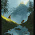 create stylized environment concept art, fantasy background