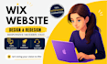 design or redesign a responsive wix website