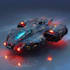 create sci fi spaceship art and futuristic illustrations