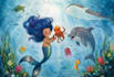 watercolor children book illustration