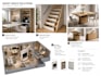 interior design architecture 3d rendering small apartment storage solutions