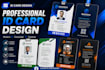 design employee info card