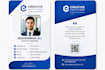 employee info card design
