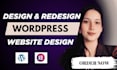 design , redesign business wordpress website using elementor