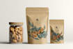 design creative poly mailer, kraft box and packaging bag