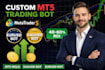 do custom mt5 trading bot, metatrader 5 bot, mt5 bot, mql5 bot, eurusd bot