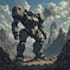 draw amazing character mecha robot illustration