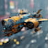create sci fi spaceship art and futuristic illustrations