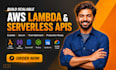 build AWS lambda serverless API, nodejs backend and google cloud solutions