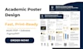 design university research academic poster and editable presentation figma canva