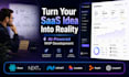 build your saas mvp, startup web application with nextjs, react, aspnet