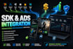 do ads, sdk integration for web app, games, android app