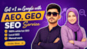 create monthly GEO, aeo and SEO backlinks