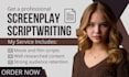 write a compelling short film screenplay and movie scriptwriting for production