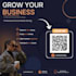 1 I will design professional social media posts with qr code