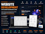 develop a professional website with admin dashboard and cms