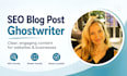 write SEO blog post ghostwriting