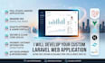 develop a custom web application using PHP laravel