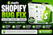fix shopify bugs, collections, navigation and store issues