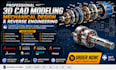 create professional 3d cad models, mechanical designs and reverse engineering