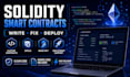 write and deploy custom solidity smart contracts