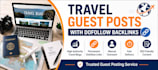 do guest posts on travel blogs with dofollow  backlink