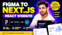 convert figma to responsive next js react website